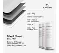PureFina 600 - Sistema di filtraggio dell'acqua a osmosi inversa, 600 GPD 2270 L/giorno