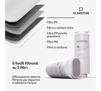 Klarstein PureLine 600 - Sistema di filtraggio dell'acqua