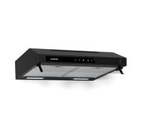 Klarstein Purista 60cm 343m³/h Cappa Sottopensile Nera