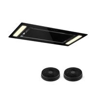 Klarstein Remy Cappa Aspirante Set di Ricircolo 90 cm 230W 620m³/h Nero