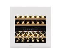 Klarstein Rhone 60cm 36 Bottiglie Cantinetta da Incasso Sottobanco 2 Zone Bianco