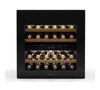 Klarstein Rhone 60cm 36 Bottiglie Cantinetta da Incasso Sottobanco 2 Zone Nero