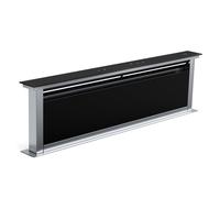 Klarstein Royal Flush 120cm 836m³/h Cappa a Scomparsa Nero/Argento