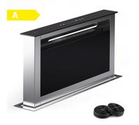 Klarstein Royal Flush 60cm 651m³/h Cappa a Scomparsa Nero