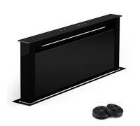 Klarstein Royal Flush 80cm 714m³/h Cappa a Scomparsa Nero