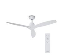 Klarstein Santa Elena 132cm 35W Ventilatore da soffitto Bianco