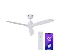 Klarstein Santa Elena Smart 132cm 35W Ventilatore da soffitto Bianco