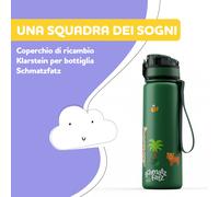Klarstein schmatzfatz - Tappo di ricambio | Tasto per aprirlo | Cannuccia in silicone | Per borraccia da 500 ml