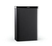 Cestino a sensore touchless, 50L, in acciaio inox, con soft close, a batteria, timer, con display a LED