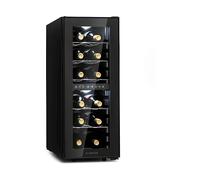 Klarstein Shiraz 12 Duo - Cantinetta vino, 2 zone, 42 L/12 bottiglie, 5-12 / 12-18 °C, touch