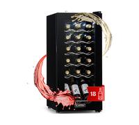 Klarstein Shiraz 18 Slim Uno Frigorifero per Vini 50l 18 Bott. Touch 138W 5-18°C nero