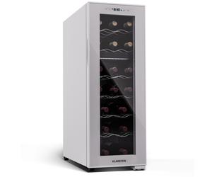 Klarstein Shiraz Slim 30cm 18 Bottiglie Cantinetta Vino Doppia Temperatura Bianco