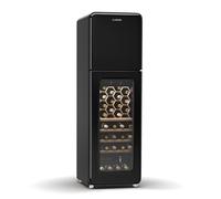 Shirley Wine Cooler + Freezer | 2-in-1-Gerät | Vintage | 2 Kühlzonen | 60 Flaschen