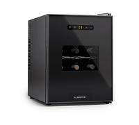 KLARSTEIN Silent Vino 12 Uno CANTINETTA VINO, 12 bottiglie, 3 ripiani, dimensoni: L 34 cm, A 48 cm, P 60 cm, temperatura massima 18 °C, temperatura minima 5 °C, Nero
