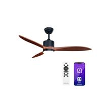 Klarstein SkyBreeze Smart 132 cm 31 W Ventilatore da soffitto con luce Noce