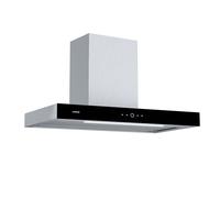 Klarstein SmartEdge 530m³/h 90cm Cappa a Parete Argento