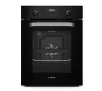 Klarstein SmartSlim Forno Elettrico da Incasso - 49L, 9 Funzioni, Pulizia a Vapore, Timer Digitale, Porta Rimovibile, Forno Ventilato, Design Nero, Classe Energetica A