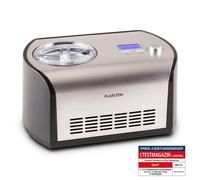 Klarstein Snowberry & Choco 1,2L 135W Gelatiera con Compressore Argento