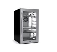 KLARSTEIN Steakhouse 88 Armadio per stagionatura carne, dimensioni: L 48,50 cm, A 82 cm, P 57 cm, Rumorosità, Acciaio inox