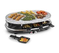 Klarstein Steaklette 1500W Raclette Grill 8 Persone Nero