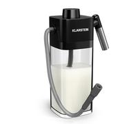 KLARSTEIN SteelPresso Montalatte Elettrico - 0,55L, Facile da Pulire, Schiuma Latte Cremosa, Cappuccinatore Elettrico, Compatibile con Macchine da caffè SteelPresso, Montaggio Rapido