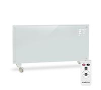 Klarstein Stufa Elettrica Basso Consumo 2000W, Termoconvettore con Rotelle, Term