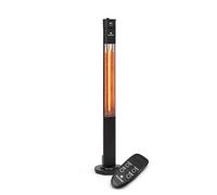 Klarstein Stufa Elettrica Basso Consumo, Colonnina Elettrica per Interno ed Esterno 2000W, Termosifone Elettrico, Pannello Radiante Infrarossi, Stufetta Con Oscillazione, IP44, No CO2