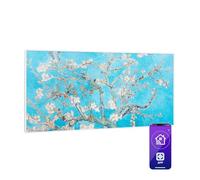 Klarstein Stufa Elettrica Infrarossi Basso Consumo, Pannello Radiante 700W, Controllo IoT/WiFi App per Riscaldamento Senza CO2