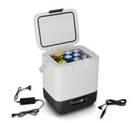 Klarstein SwiftFrost 12L - Frigo Portatile Elettrico con Compressore, Display LED, Doppia Alimentazione (12V/230V), da -20°C a 20°C, Modalità ECO & MAX, per Campeggio & Uso Domestico, Freezer