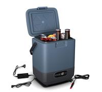 Klarstein SwiftFrost 12L Frigo Portatile - Frigo Elettrico con Compressore, Display LED, Doppia Alimentazione (12V/230V), -20°C a 20°C, Modalità ECO & MAX, Ideale per Campeggio & Casa