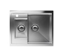 Klarstein TitanSteel - Lavello da cucina | 61 x 50 cm (Lung.xLarg.)