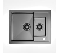 Klarstein TitanSteel - Lavello da cucina | 61 x 50 cm (Lung.xLarg.)