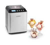 Klarstein Vanilla Sky 2,5L 250W Gelatiera con Compressore Argento