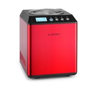 Klarstein Vanilla Sky 2L 180W Gelatiera con Compressore Rosso