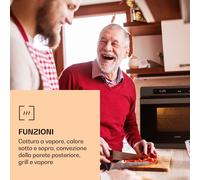 Klarstein VaporChef, forno a vapore, 230 °C, 31 l, pannello di controllo touch