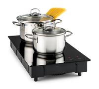 Klarstein VariCook 3100W Piastra a Induzione Portatile 2 Fuochi Nero
