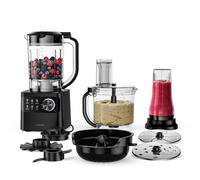 Klarstein Velaire 1200W 1,75L Frullatore e Robot da Cucina Nero