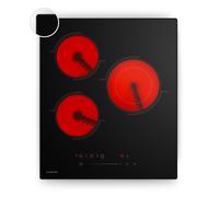 Klarstein Velaire 45cm Piano Cottura Vetroceramica 3 Fuochi Nero