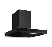 Klarstein Velaire Cappa Aspirante 60 cm - 600 m³/h, Touch, LED, Classe A++, Filtro Carbone, 3 Velocità, Silenziosa, Cappa Cucina 60 cm, Sottopensile, Nero