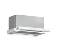 Klarstein Velaire Cappa Aspirante 60 cm, Telescopica da Incasso, 896 m³/h, Classe A++, Touch, LED, Filtro Carbone, Silenziosa, Cappa Cucina 60 cm, Bianco