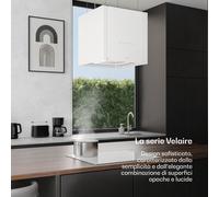 Velaire - Cappa aspirante con funzione di sollevamento, 40 cm | Elegante, minimalista, potente | Classe energetica A++ | 601 m³/ora