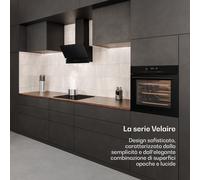 Velaire - Forno da incasso + piano cottura a induzione + cappa a parete | 60 cm