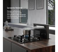 Velaire - Piano cottura a gas | 4 fuochi con ignizione elettrica | Compatibile con metano e GPL | 8000 W | 60 cm