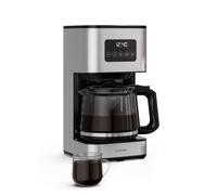 Klarstein VeroSteel 1,5L Macchina Caffè Americano 12 Tazze Argento
