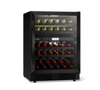 Klarstein VeroSteel 43 Bottiglie Cantinetta da Incasso Sottobanco 2 Zone Nero