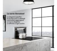 Verosteel - Cappa aspirante da incasso | Minimalista, potente | Classe energetica A++ | 853,3 m³/ora | 60 cm