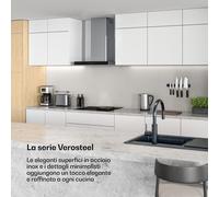 Verosteel - Piano cottura a induzione | elegante, minimalista, potente | 4 zone di cottura | 7400 W | 60 cm