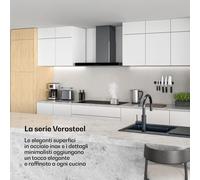 Verosteel - Piano cottura in vetroceramica | Minimalista, potente | 5 zone di cottura | 8400 W | 90 cm