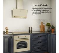 Victoria 4 Flex - Piano cottura a induzione da incasso, 7000 W, 2 zone flessibili, timer