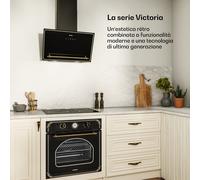 Victoria - Piano cottura in vetroceramica | 4 zone | Elegante e senza tempo | 6600 W | 60 cm